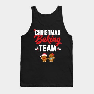 Christmas Baking Team Holiday Cookie Funny Matching Family Tank Top